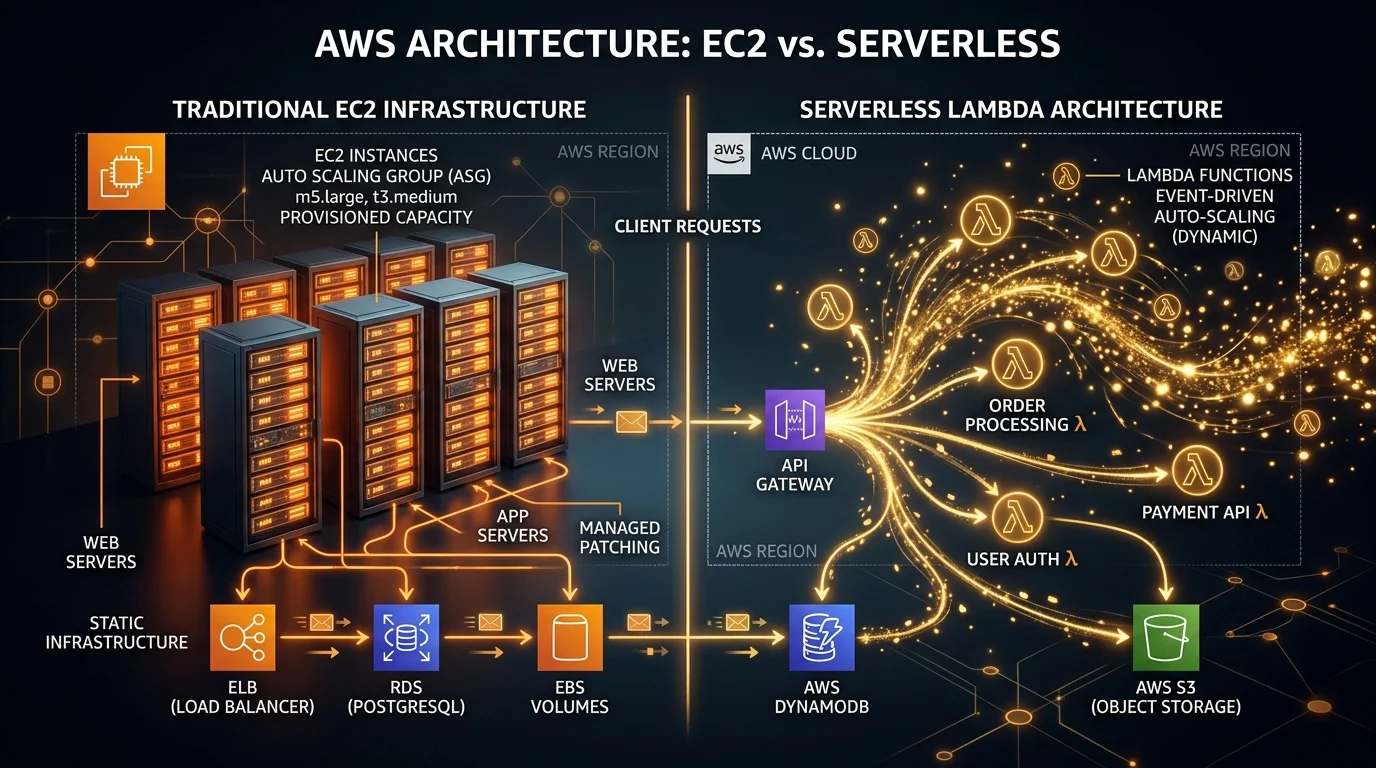 How to Build Hybrid Compute (EC2 + Serverless) for Cost Efficiency